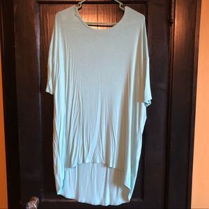 XL LuLaRoe solid aqua blue Irma